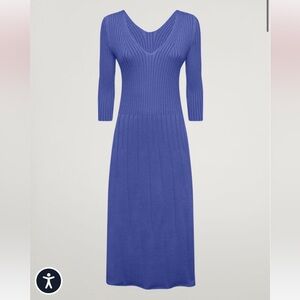 Wolford Merino Rib Dress in Iris Bloom